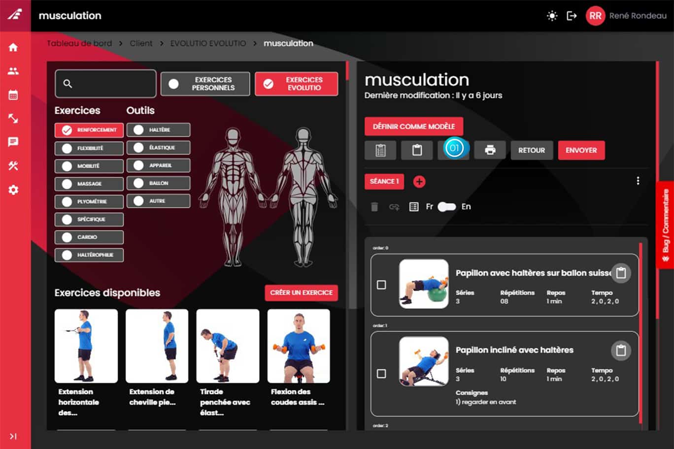 Application pour professionnels de la santé 15