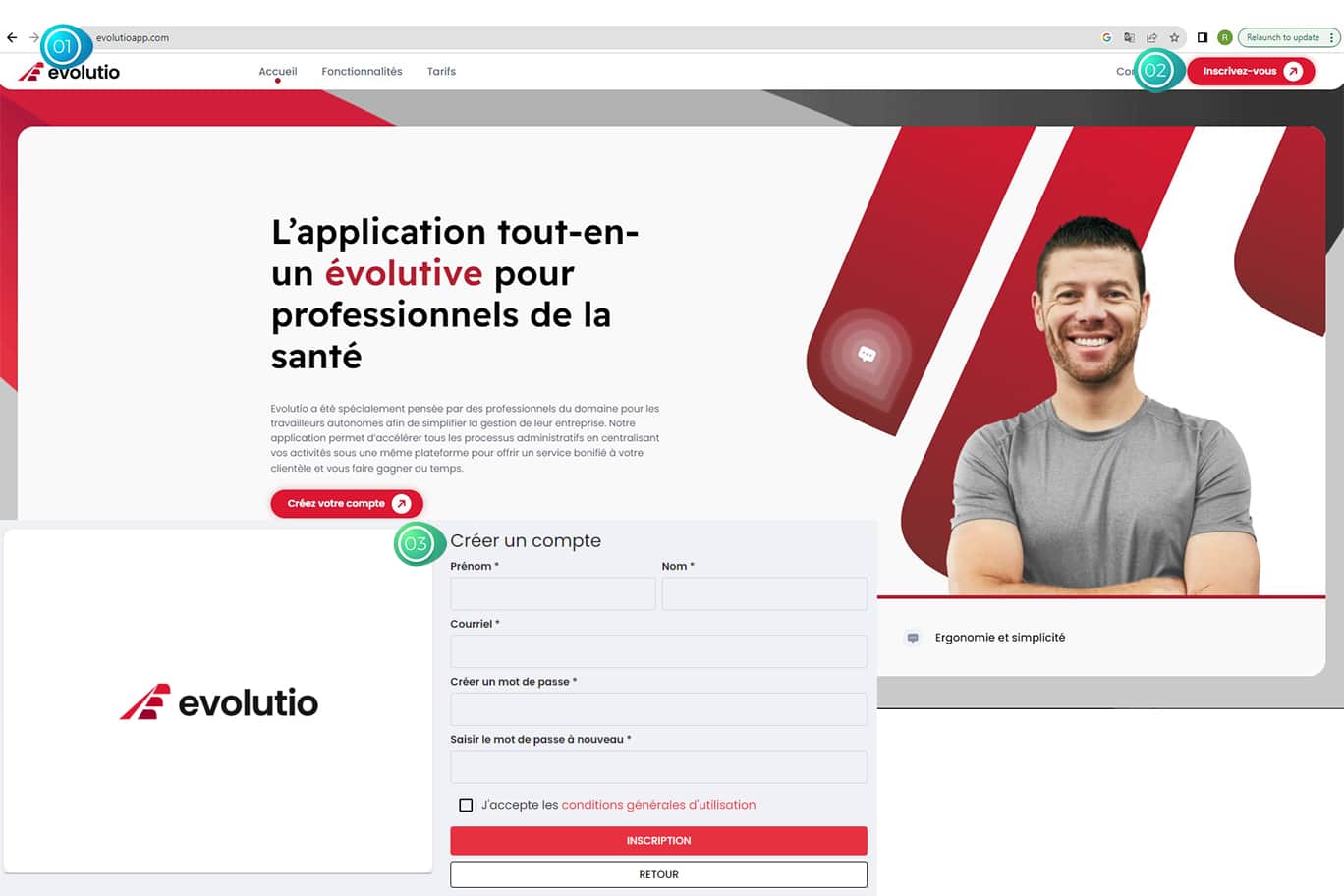 Application pour professionnels de la santé 6