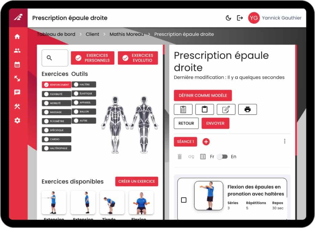 Application pour professionnels de la santé 1