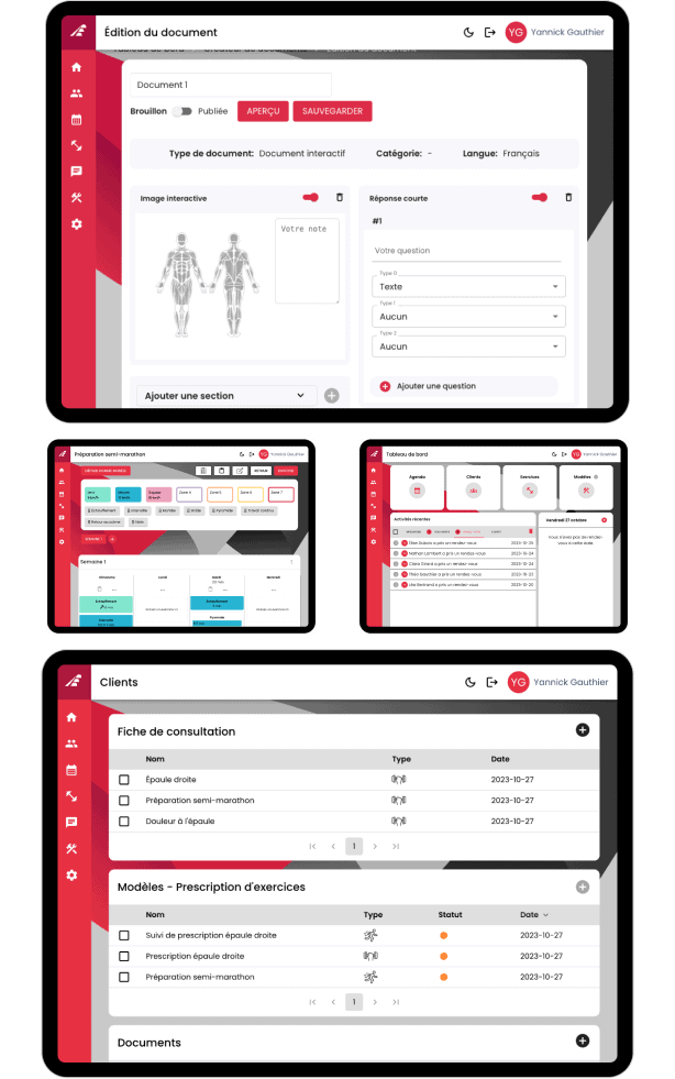 Application pour professionnels de la santé 9