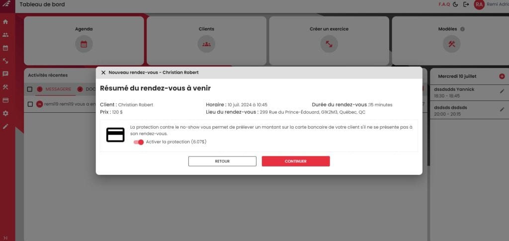 Application pour professionnels de la santé 4
