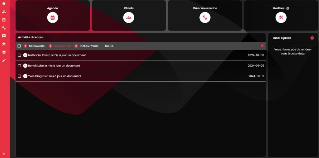Application pour professionnels de la santé 3