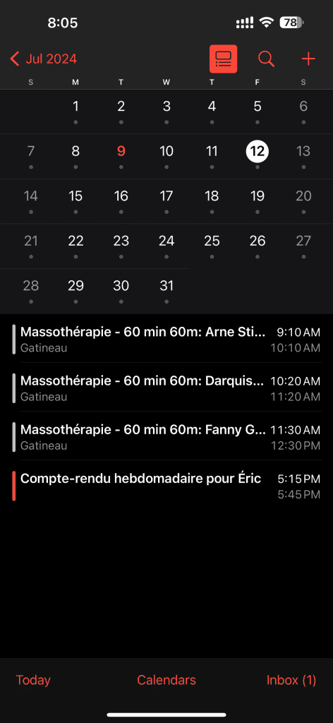 Application pour professionnels de la santé 1