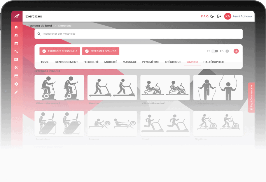 Programmes Cardio Entraînements Personnalisés | Evolutio App