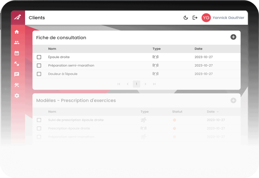 Fiche de Consultation – Optimisez vos Séances | Evolutio App